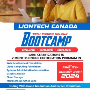 LIONTECH HOLIDAY BOOTCAMP TRAININGS